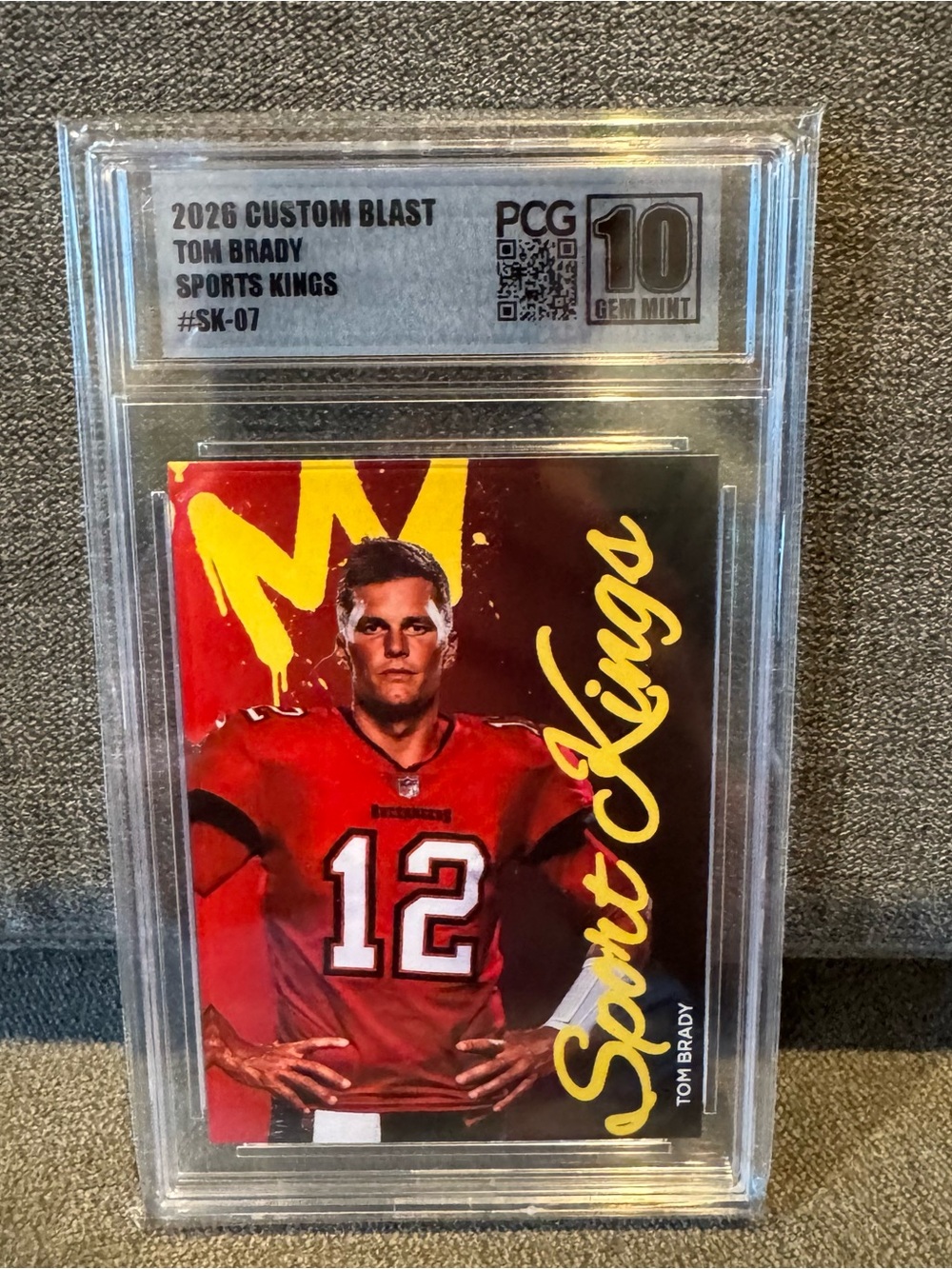 Tom Brady 2026 Custom Blast Sports Kings #SK-07 PCG 10 Gem Mint